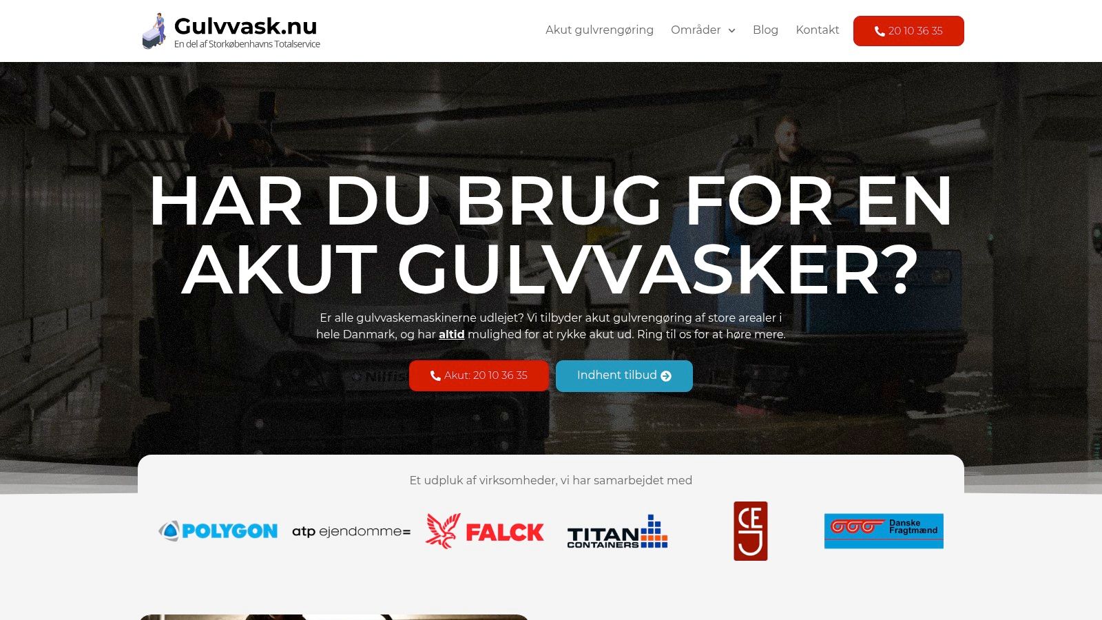 Screenshot from https://gulvvask.nu